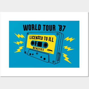 Beasties World Tour ‘87 Posters and Art